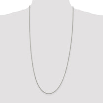 Sterling Silver 1.75mm Round Box Chain