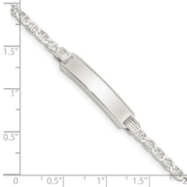 Sterling Silver Children's ID Bracelet