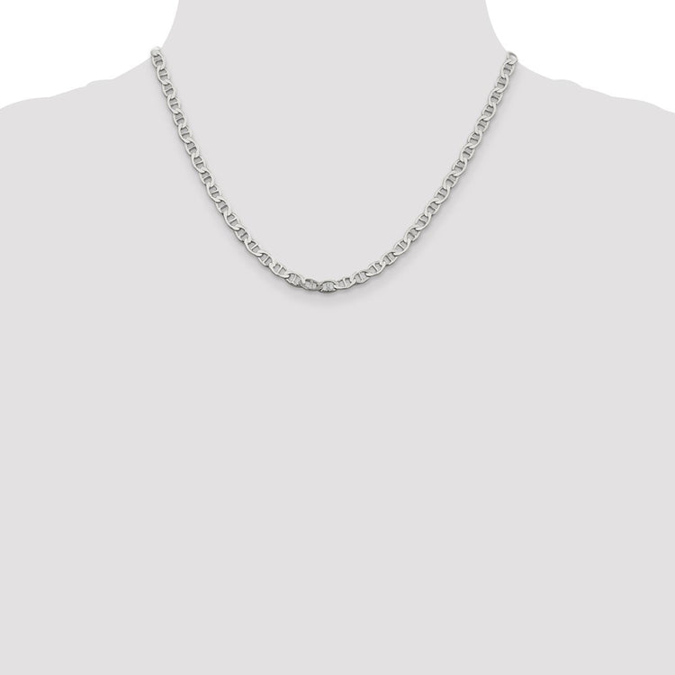 Sterling Silver 4.75mm Flat Anchor Chain