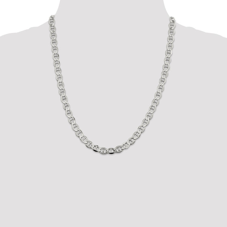 Sterling Silver 7.1mm Flat Anchor Chain