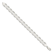 Sterling Silver 9.95mm Flat Anchor Chain