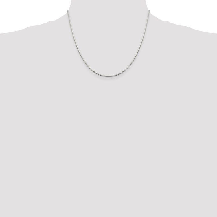 Sterling Silver 1.25mm Octagonal Snake Chain