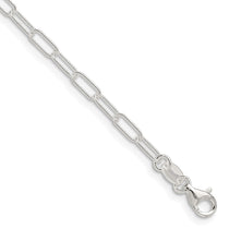 Sterling Silver 2.9mm Paperclip Chain Necklace - Hypoallergenic Sterling Silver Necklaces for Women - Size 24 Inch - Dainty Italian Crafted Jewelry Gi