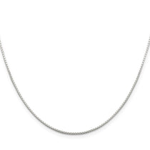 Sterling Silver 1mm Mirror Box Chain