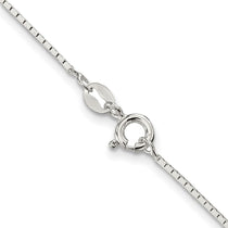 Sterling Silver 1mm Mirror Box Chain