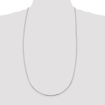 Sterling Silver 1.5mm Mirror Box Chain