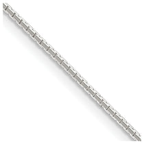 Sterling Silver .9mm 8 Sided Mirror Box Chain