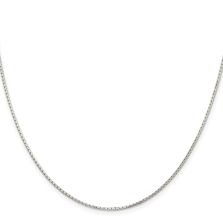 Sterling Silver 1.2mm 8 Sided Mirror Box Chain