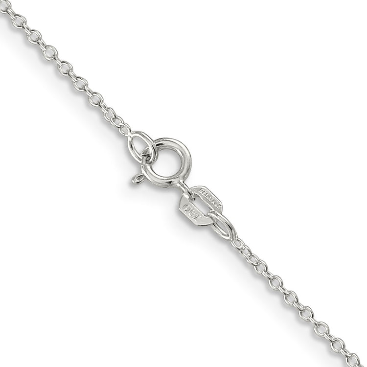 Sterling Silver 1.10mm Forzantine Cable Chain