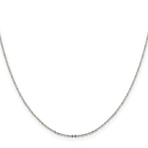 Sterling Silver 1.15mm Flat Cable Chain