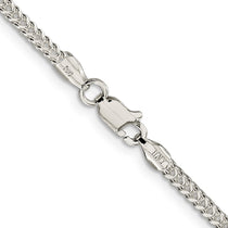 Sterling Silver 1.8mm D/C Square Franco Chain