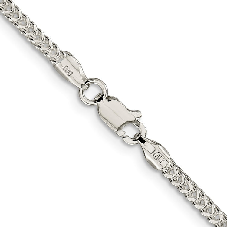 Sterling Silver 1.8mm D/C Square Franco Chain