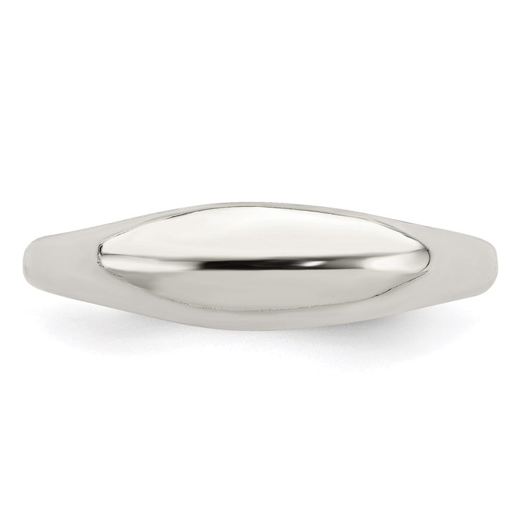 Sterling Silver Fancy Domed Ring