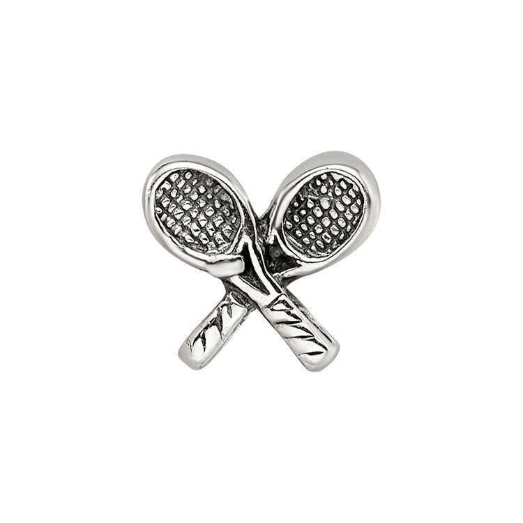 Sterling Silver Reflections Kids Tennis Racquets Bead