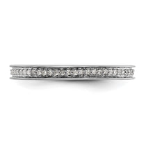 Sterling Silver Stackable Expressions & Diamonds Polished Ring