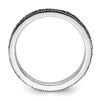 Sterling Silver Stackable Expressions Marcasite Band