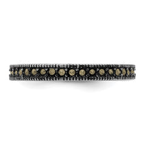 Sterling Silver Stackable Expressions Marcasite Band