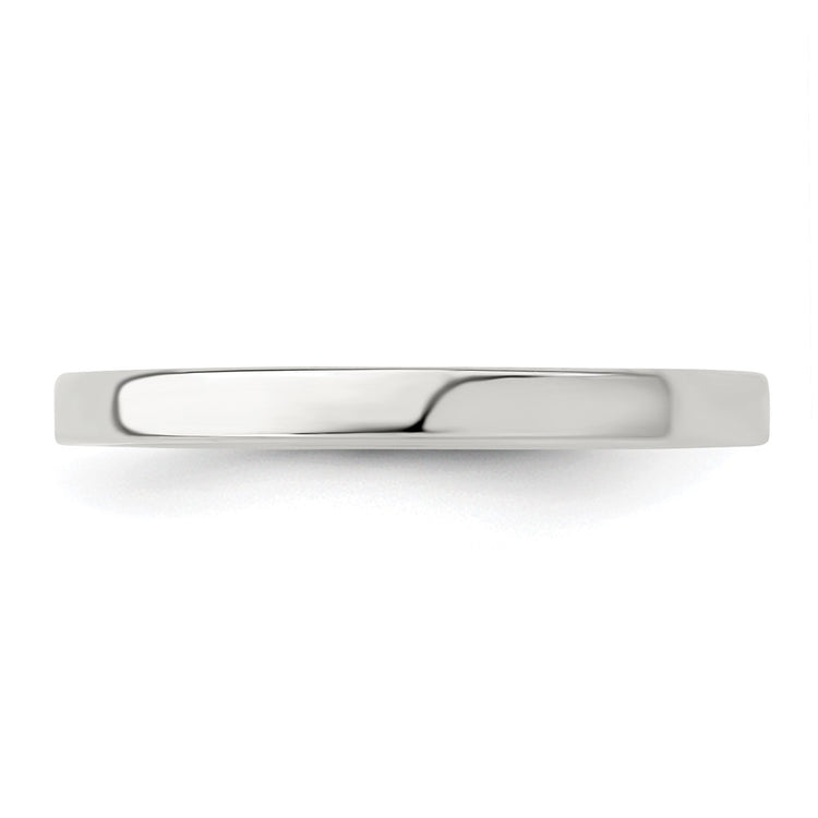 Sterling Silver 2mm Lightweight Flat