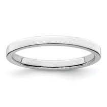 Sterling Silver 2mm Lightweight Flat