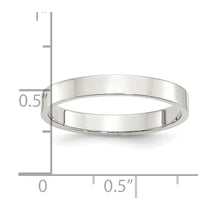 Sterling Silver 3mm Lightweight Flat