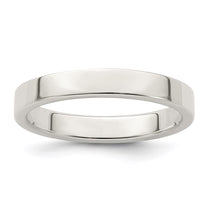 Sterling Silver 3mm Lightweight Flat