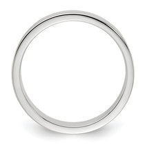 Sterling Silver 4mm Lightweight Flat