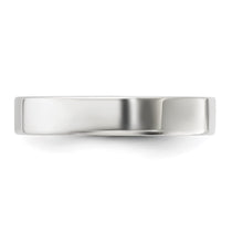 Sterling Silver 4mm Lightweight Flat