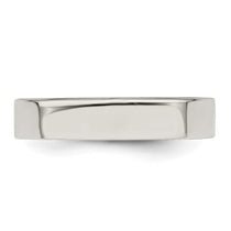 Sterling Silver 4mm Lightweight Flat