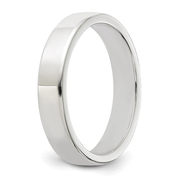 Sterling Silver 4mm Lightweight Flat