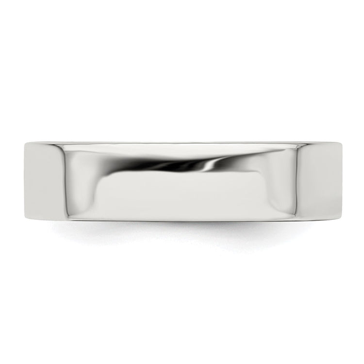 Sterling Silver 5mm Lightweight Flat