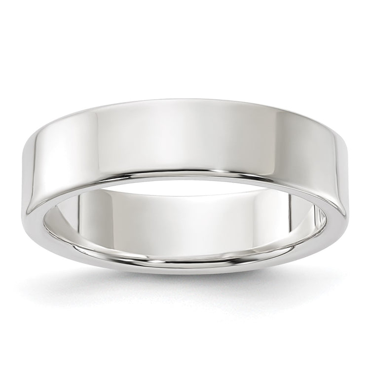 Sterling Silver 5mm Lightweight Flat