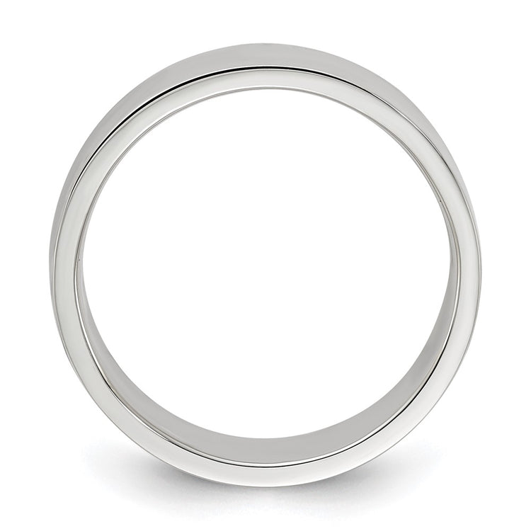 Sterling Silver 6mm Lightweight Flat