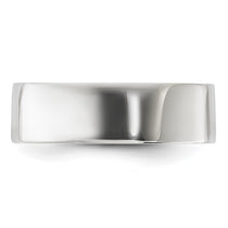 Sterling Silver 6mm Lightweight Flat