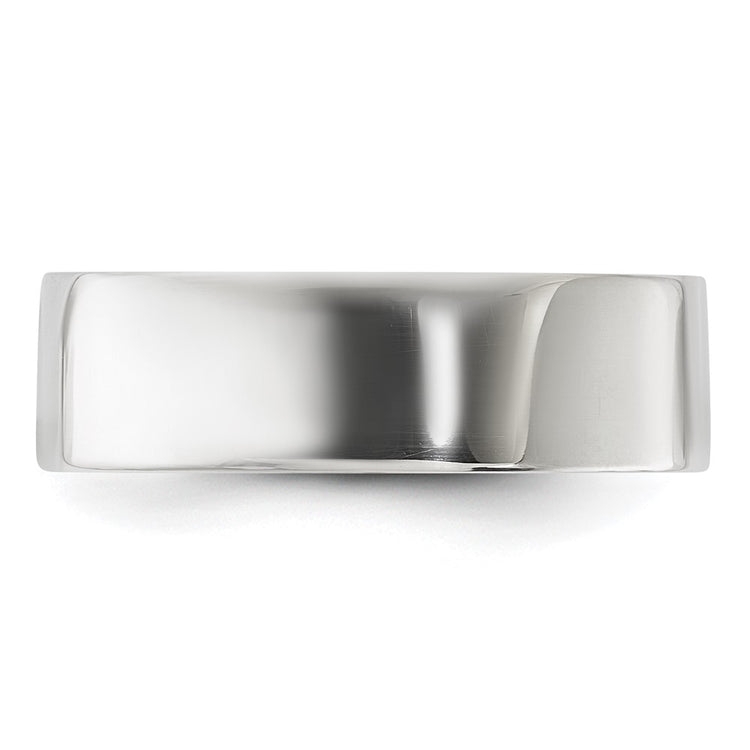 Sterling Silver 6mm Lightweight Flat