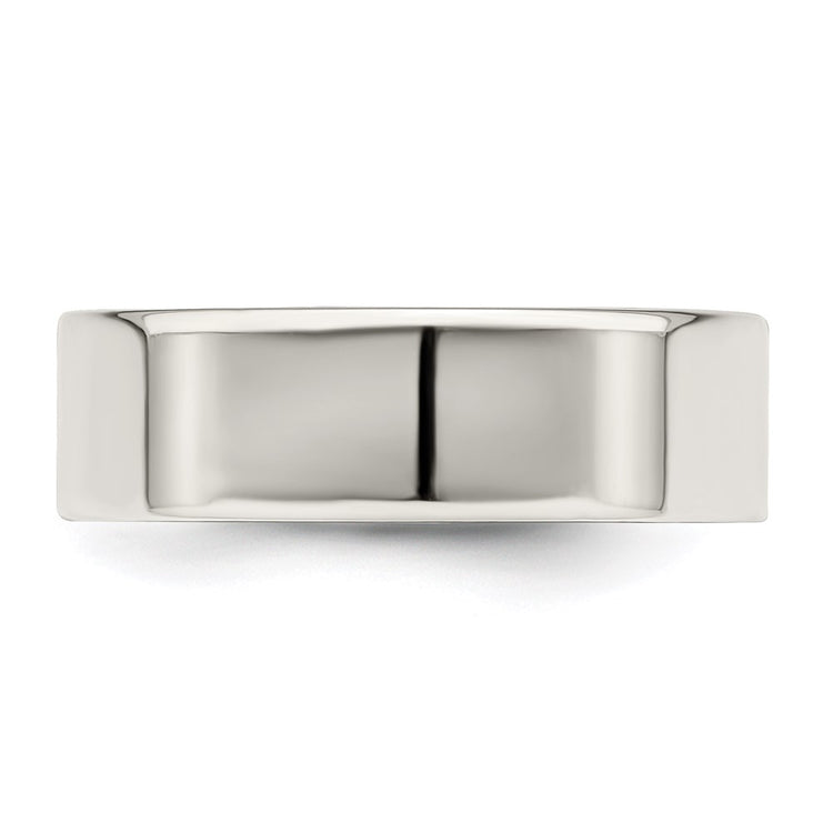 Sterling Silver 6mm Lightweight Flat