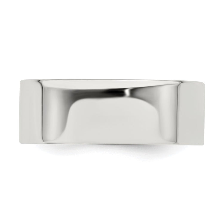 Sterling Silver 7mm Lightweight Flat