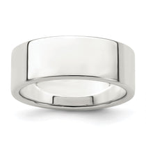 Sterling Silver 7mm Lightweight Flat