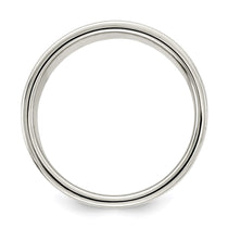 Sterling Silver 8mm Lightweight Flat