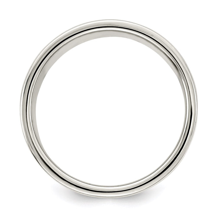 Sterling Silver 8mm Lightweight Flat