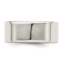 Sterling Silver 8mm Lightweight Flat