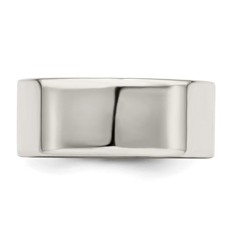 Sterling Silver 8mm Lightweight Flat