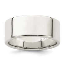 Sterling Silver 8mm Lightweight Flat
