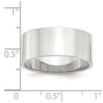 Sterling Silver 9mm Lightweight Flat