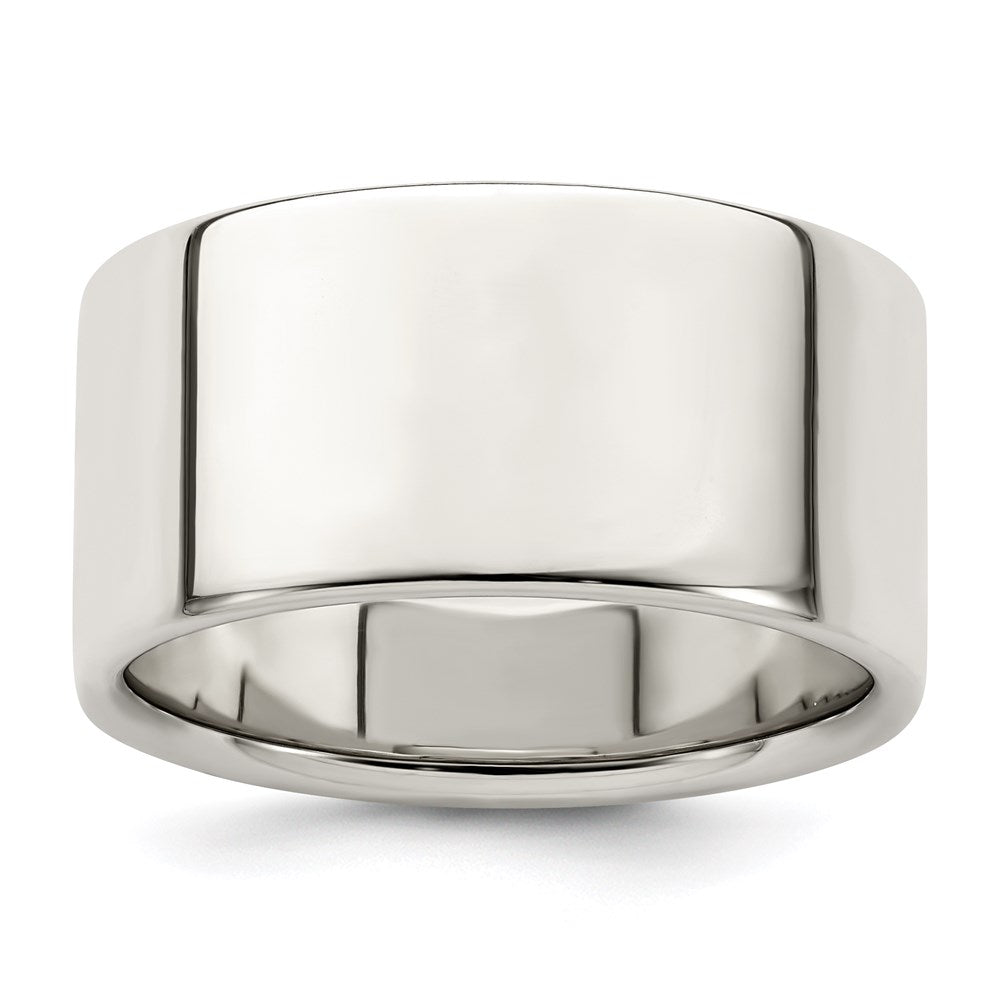 Sterling Silver 10mm Lightweight Flat