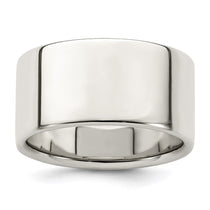 Sterling Silver 10mm Lightweight Flat