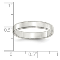 Sterling Silver 4mm Flat with Step Edge