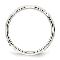 Sterling Silver 5mm Flat with Step Edge