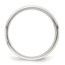 Sterling Silver 7mm Flat with Step Edge