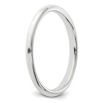 Sterling Silver 2mm Half Round