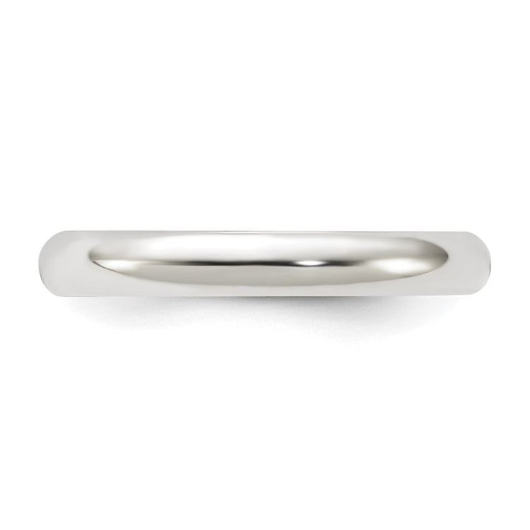 Sterling Silver 3mm Half Round